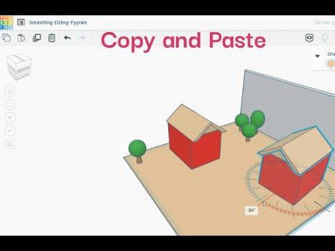 Tinkercad cut and duplicate timelaps