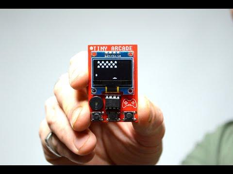 Tiny Arcade Powered by an ATtiny85