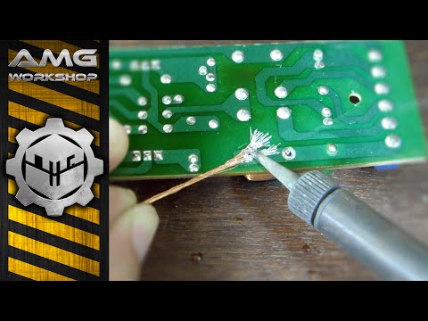 Tips'n Tricks : homemade solder wick / braid