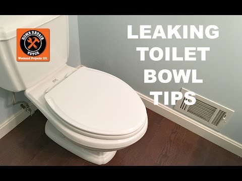 Tips for Fixing a Leaking Toilet Bowl -- by Home Repair Tutor