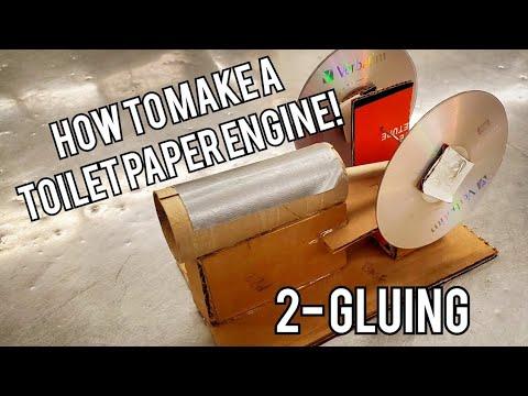 Toilet Paper Engine 2- Gluing