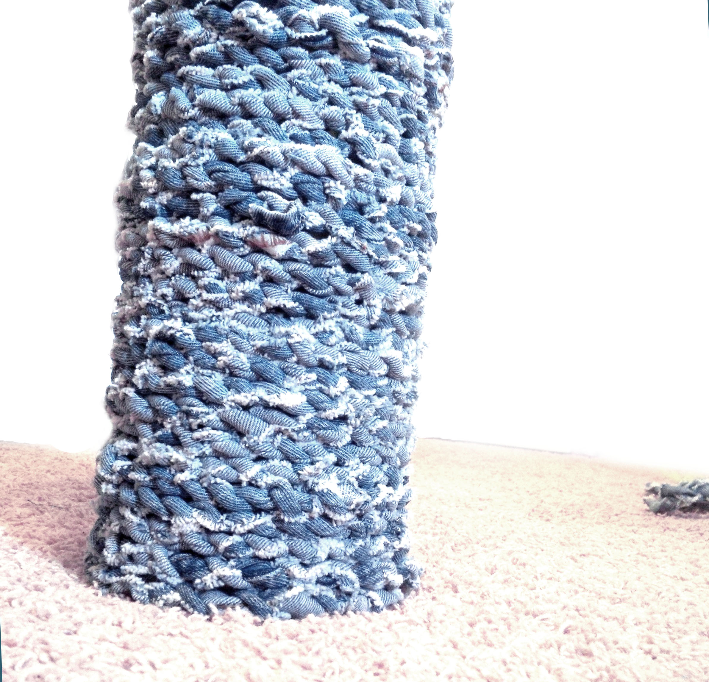 Tower of denim rope.jpg