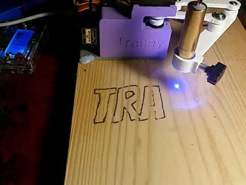 Tracey - Drawing with a laser