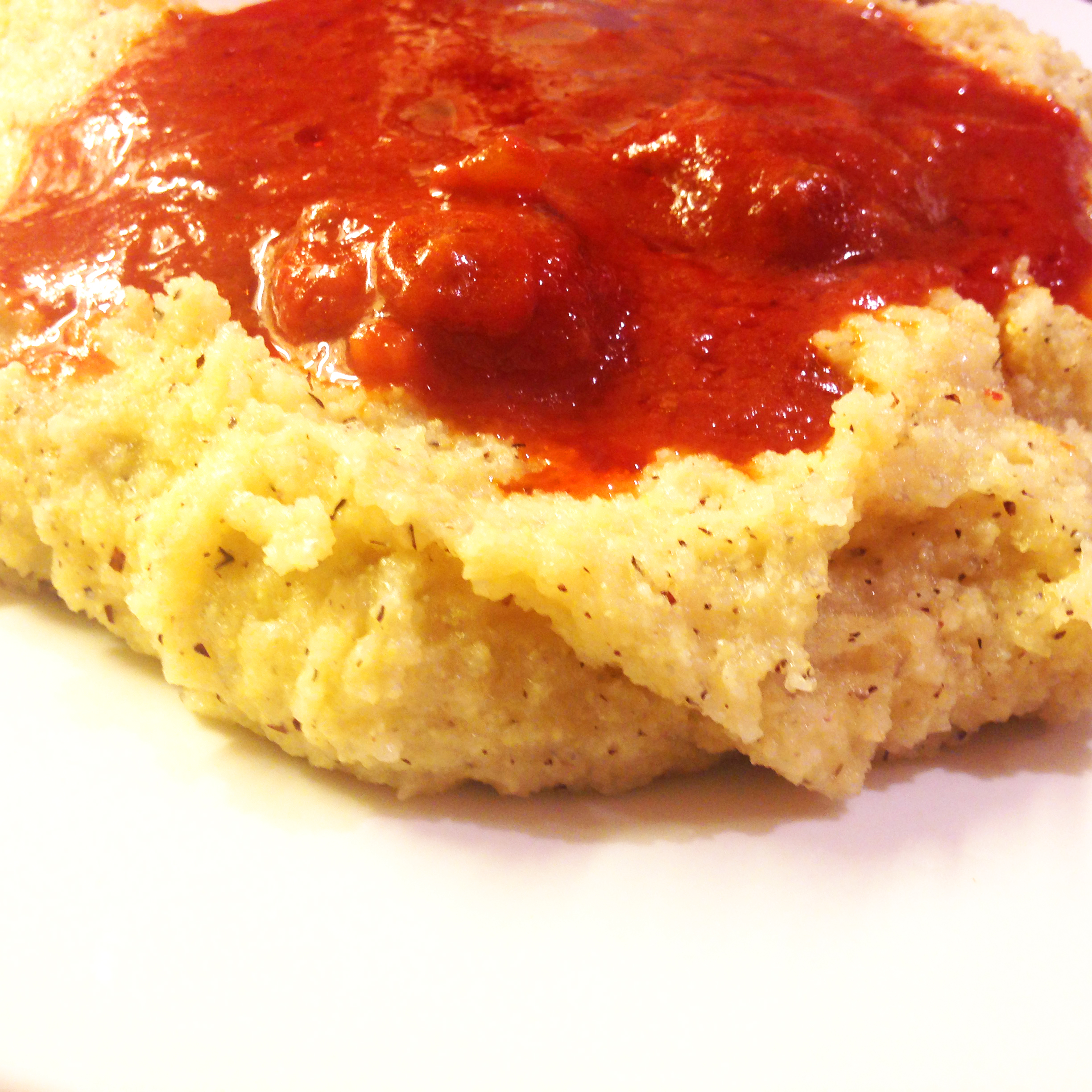 Traditional Italian Meatballs in Tomato Sauce and Polenta 2.jpg