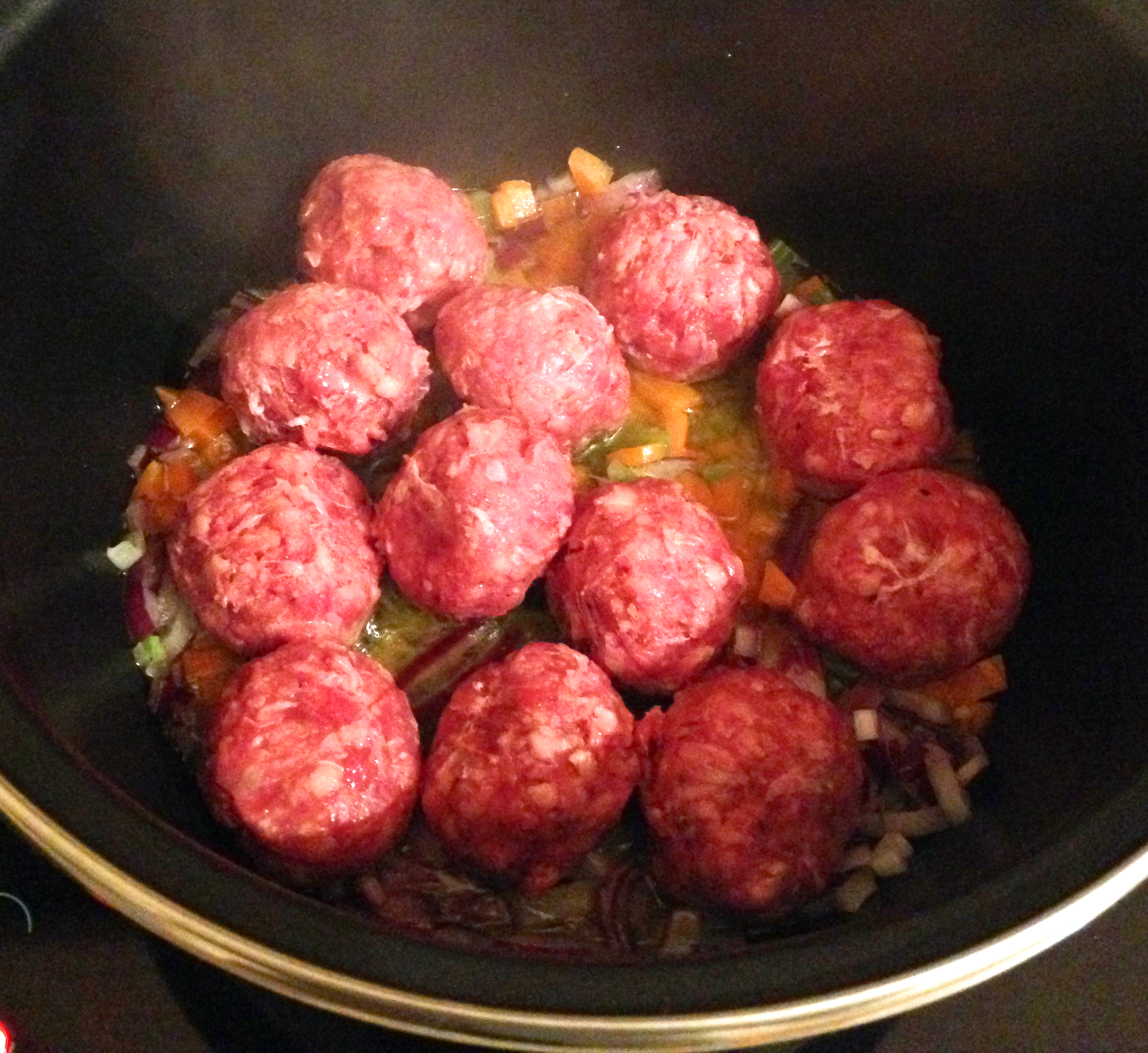 Traditional Italian Meatballs in Tomato Sauce and Polenta 3.jpg