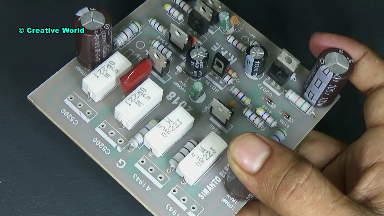 Transistor Amplifier Circuit - 200 Watt High Quality Amplifier Circuit.mp4_000009680.png