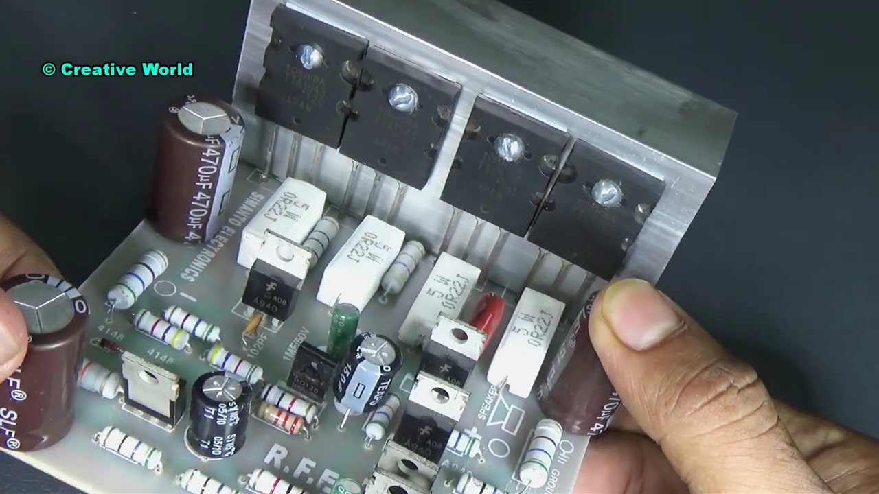 Transistor Amplifier Circuit - 200 Watt High Quality Amplifier Circuit.mp4_000061640.png