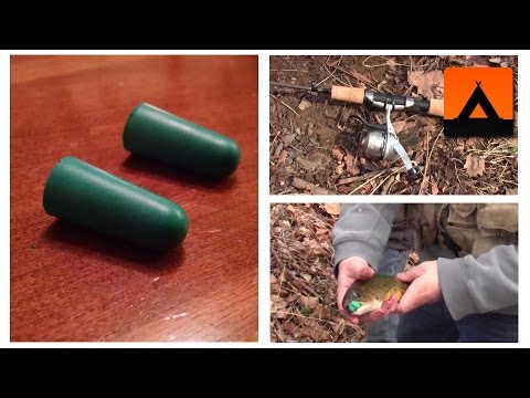 Trout Fishing using Foam Earplugs for Bait