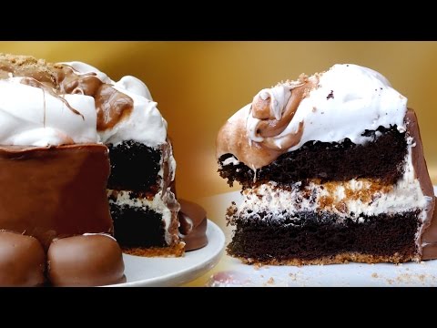 Tunnock's (S'mores) Chocolate &amp;amp; Marshmallow Tea Cake - Treat Factory