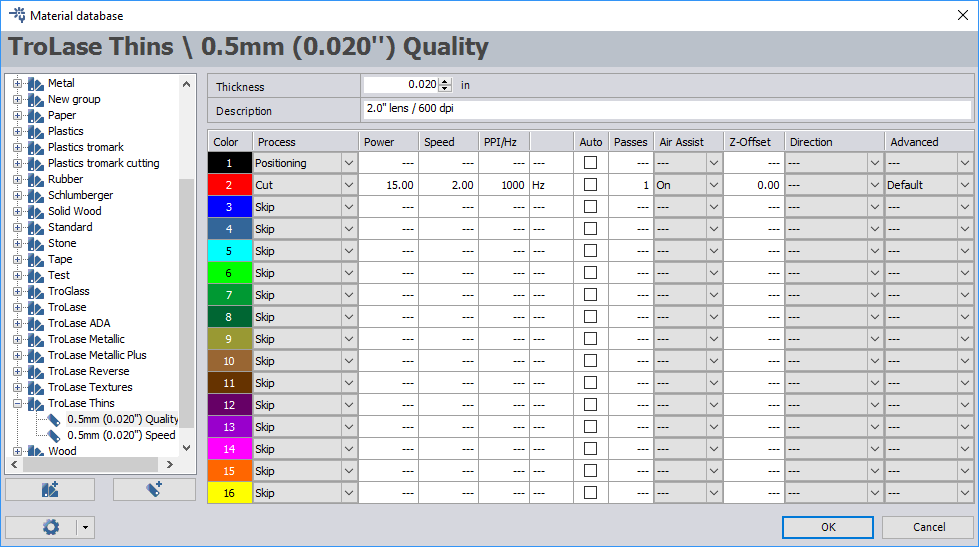 Turkey Napkin Ring - TroLase Thins (screen shot settings).PNG