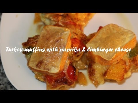 Turkey muffins with paprika &amp;amp; limburger cheese recipe