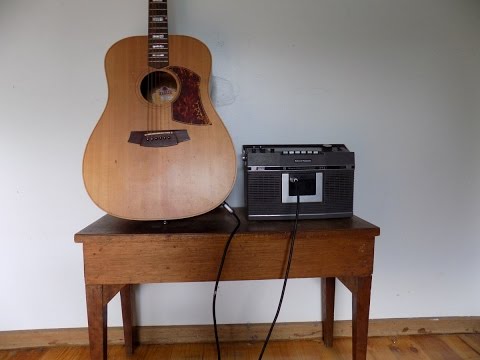 Turn a Tape Player Into a Guitar Amp