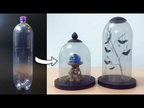 Turn plastic bottles into bell jars!