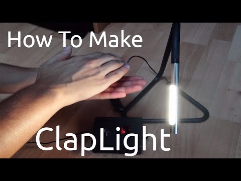 Turn your Light on/off with clapping! // DIY room