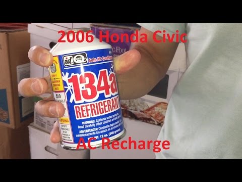 Tutorial: 2006 Honda Civic AC Recharge