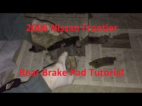 Tutorial: Change Rear Brakes on 2006 Nissan Frontier