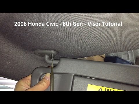 Tutorial: Replace 2006 Honda Civic Front Visor