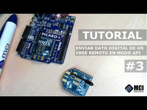 Tutorial XBee S2C Parte 3. Enviar un dato digital desde un XBee remoto en modo API.