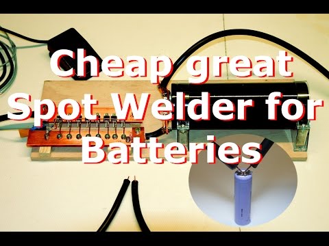 Tutorial homemade DIY Spot Welder for lithium-ion 18650 battery  E-bike  Punktschwei&amp;szlig;ger&amp;auml;t Part 1