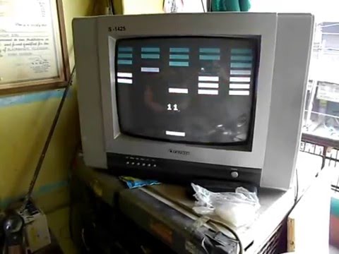 Tv game - breakout - ball and bricks by arduino