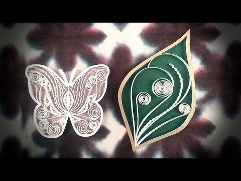 Twisted Quilling Leaf Tutorial | Butterfly Quilling Tutorial | Advanced Quilling Video |3D Quilling