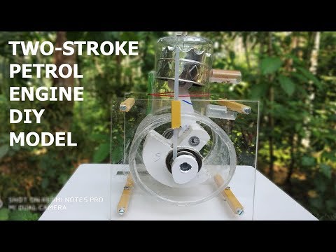 Two Stroke Engine | Petrol Engine Model |DIY