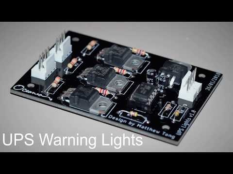 UPS Warning Lights - PCB Construction