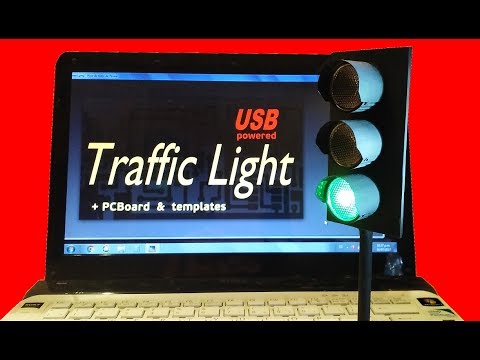 USB Traffic Light + PCBoard