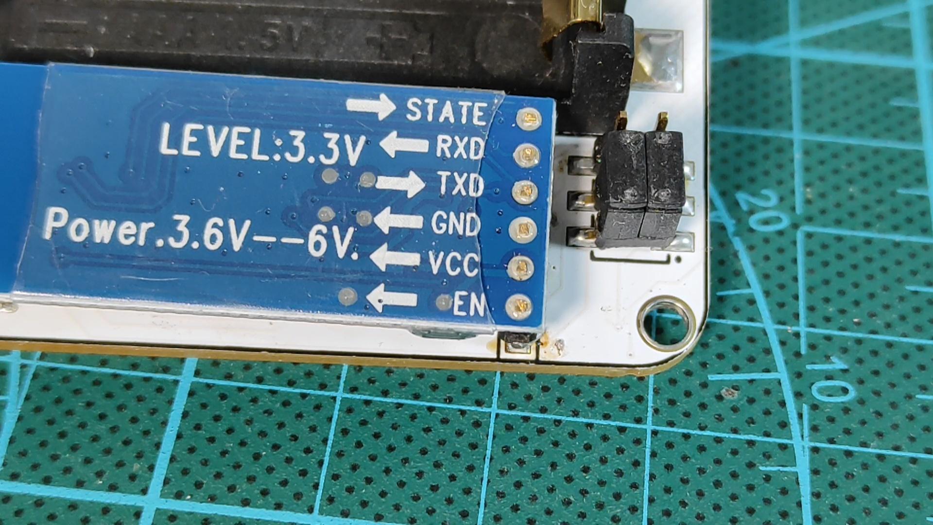 USB connected to Serial port line.jpg