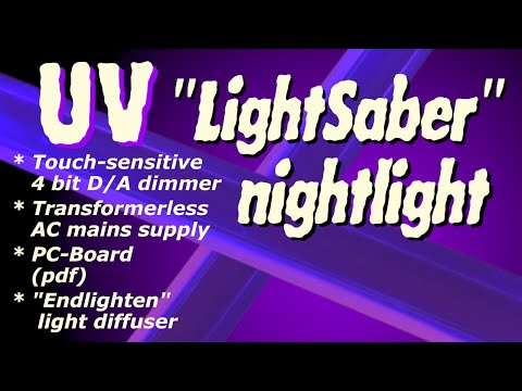 UV LightSaber Nightlight