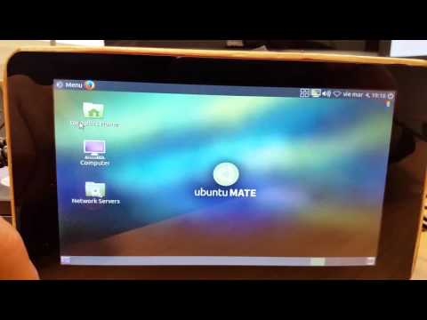 UbuntuMATE running on a Raspberry Pi 2