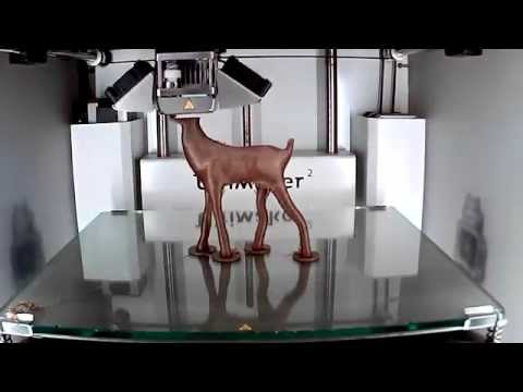 Ultimaker 2 - 3D printing timelapse of a beautiful Deer model