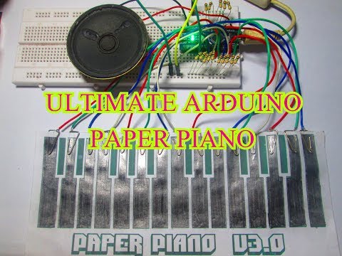 Ultimate Arduino Paper Piano