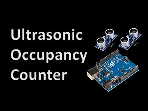 Ultrasonic occupancy counter to maintain social distancing with Arduino and HC-SR04