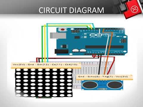 Ultrasonic smile using arduino