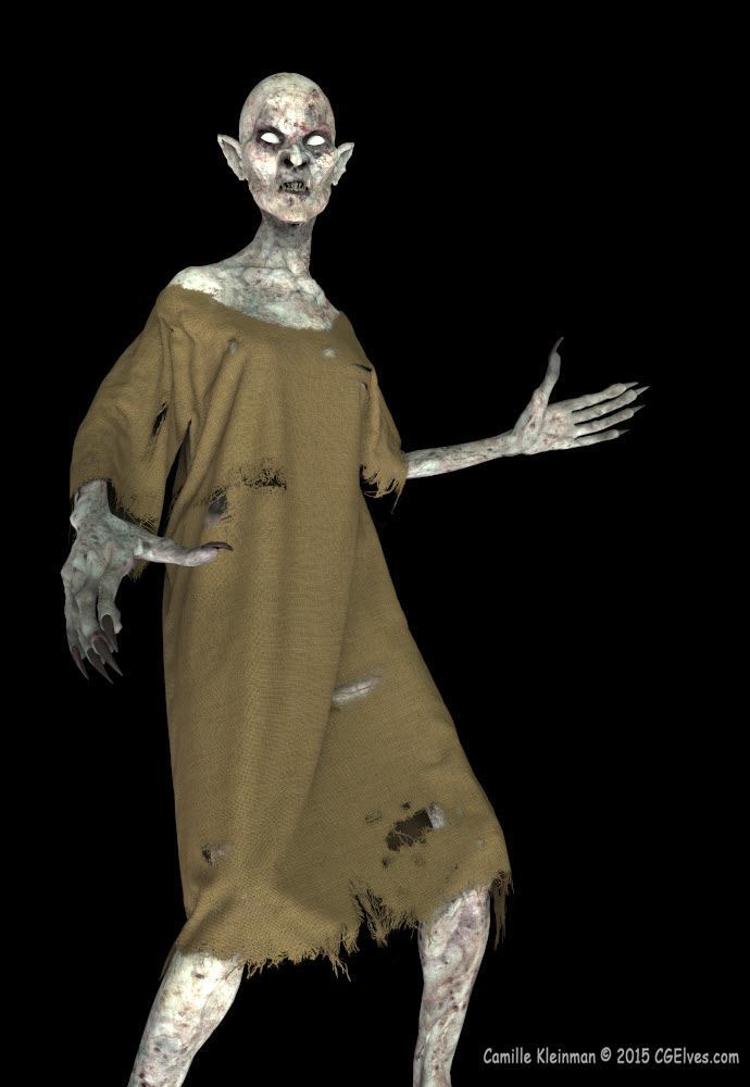 Undead Zombie Torn Dress for 3D Models_wm.jpg