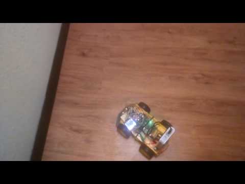 Updated Bittybot Quad Rover with TI Launchpad MSP432 obstacle avoidance robot