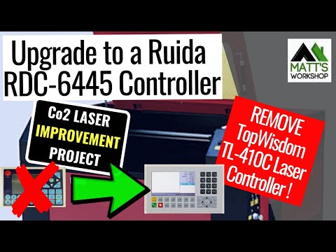 Upgrade TopWisdom to Ruida RDC 6445 Laser Controller