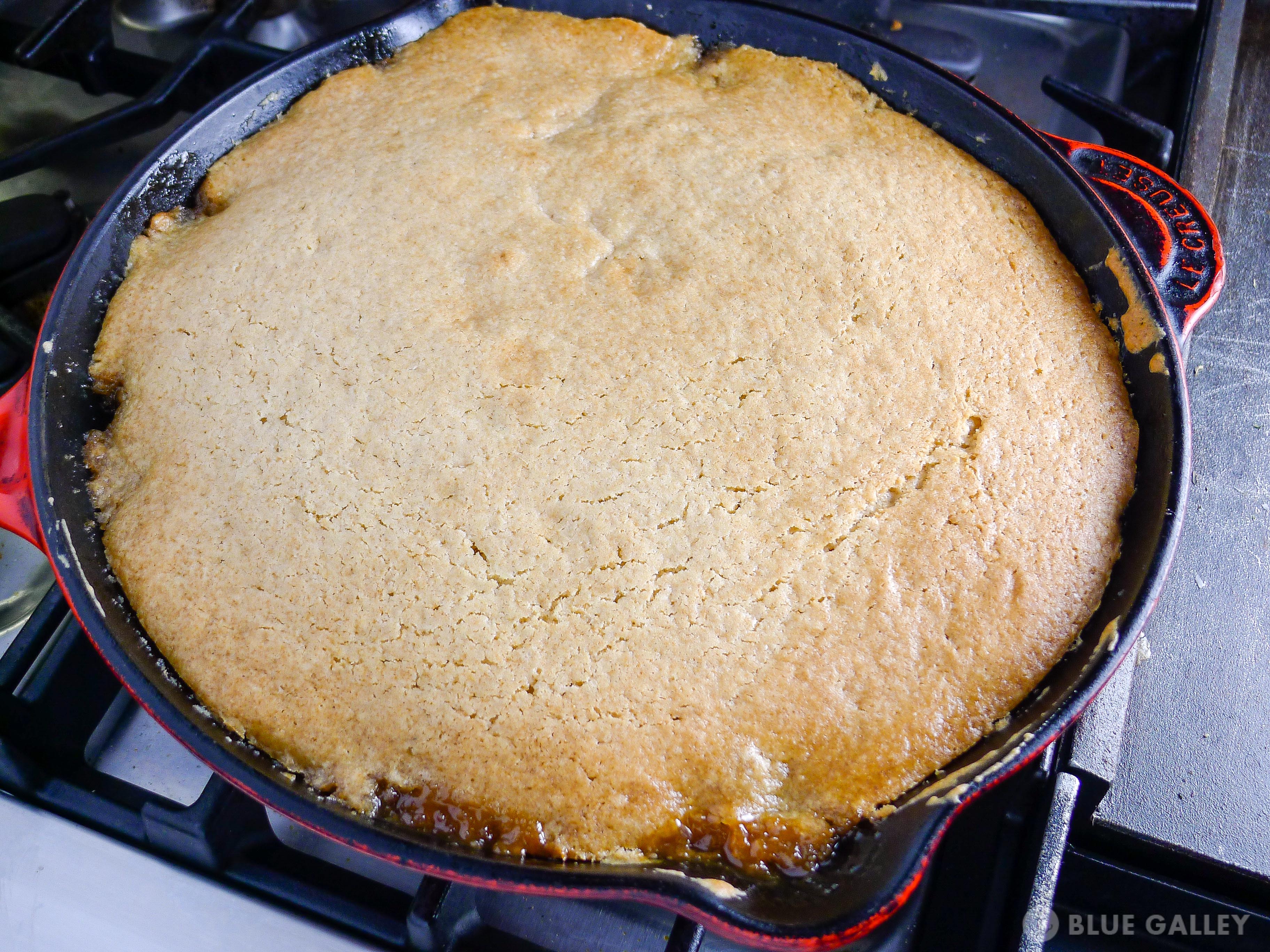 Upside Down Skillet Pear Cake-23.jpg