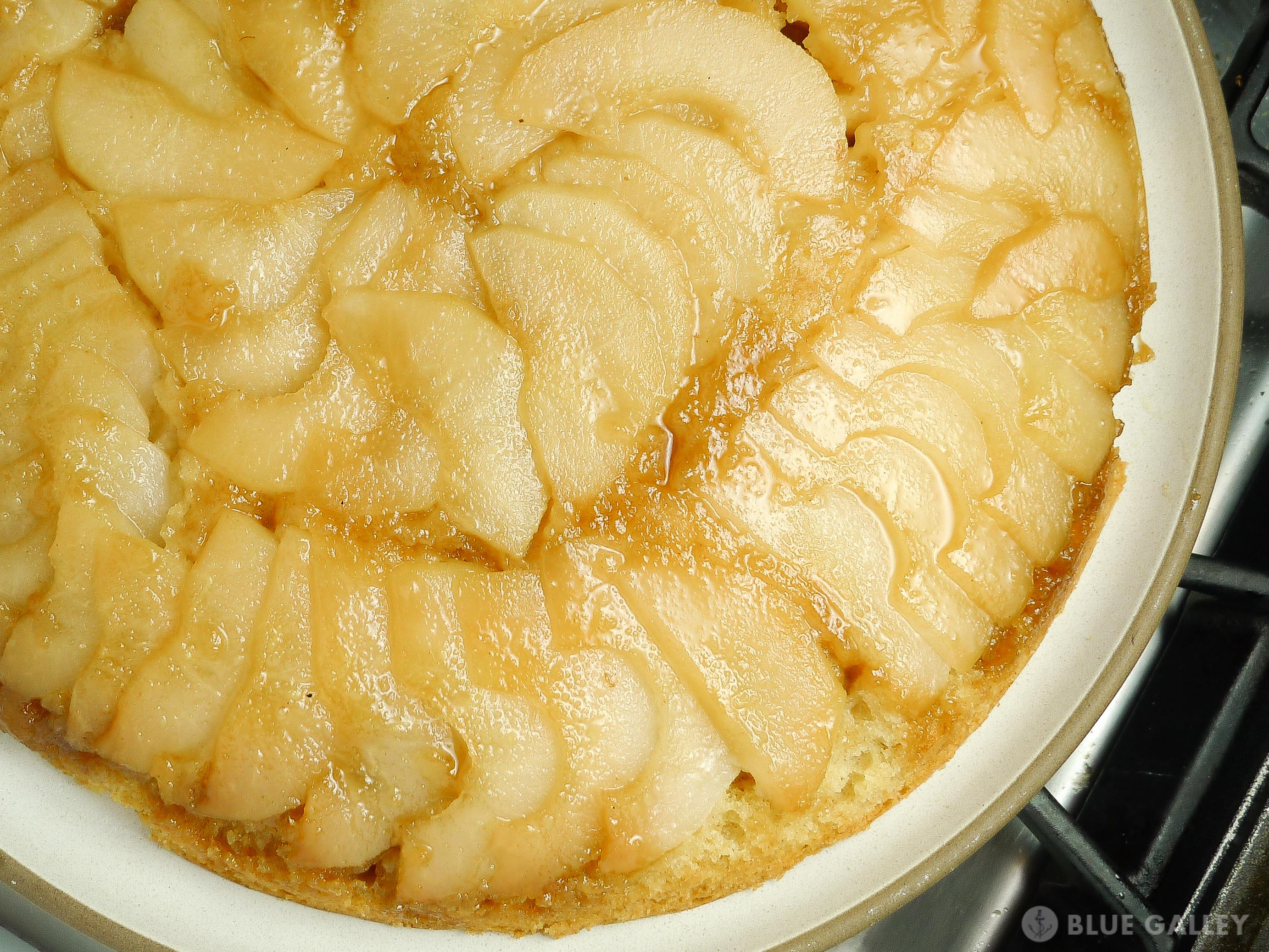 Upside Down Skillet Pear Cake-24.jpg