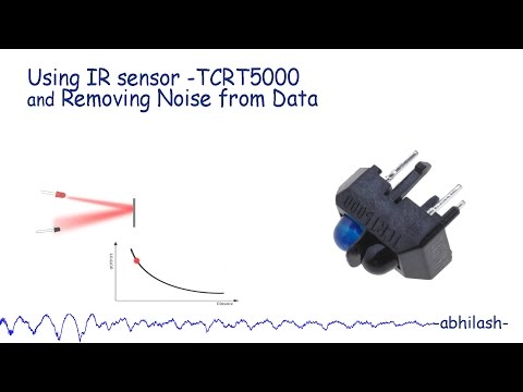 Using IR sensor (TCRT 5000) with Arduino and program to remove noise