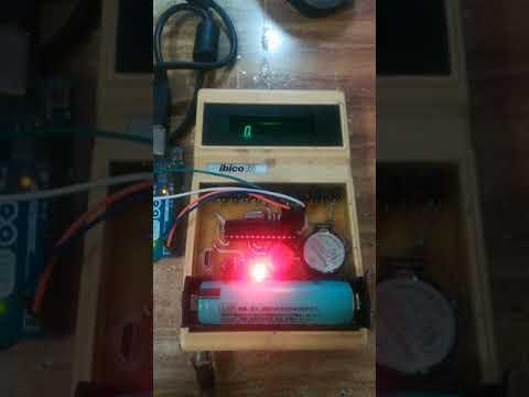 VFD Clock digits display test