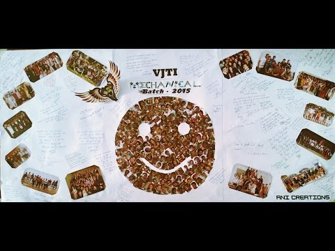 VJTI Mechanical Engineering | Batch 2015 | Farewell Video | Together We are one Smile :)