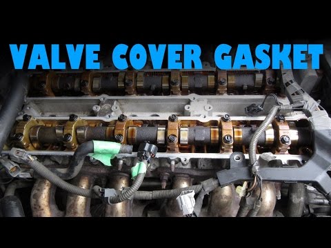 Valve Cover Gasket and Spark Plugs:  Lexus GS300 and IS300