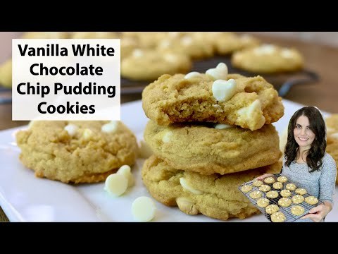 Vanilla White Chocolate Chip Pudding Cookies Recipe