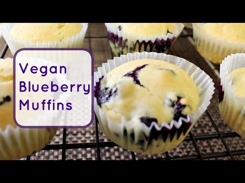 Vegan Blueberry Muffins