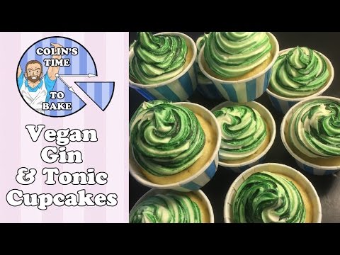 Vegan Gin and Tonic Cupcakes