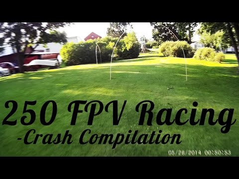 Velocity F-ONE-S 250 FPV Racer Crash Compilation - RCLifeOn