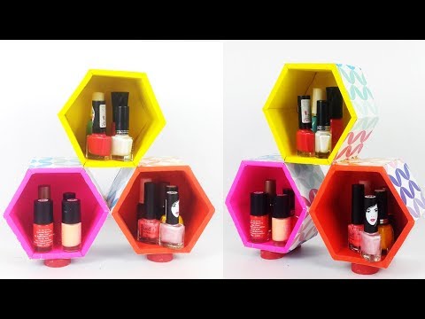 Very Easy Beautiful DIY Organiser from Waste Cardboard - Unique Wall Storage Idea