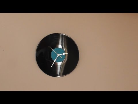 Vinyl Record Clock DIY